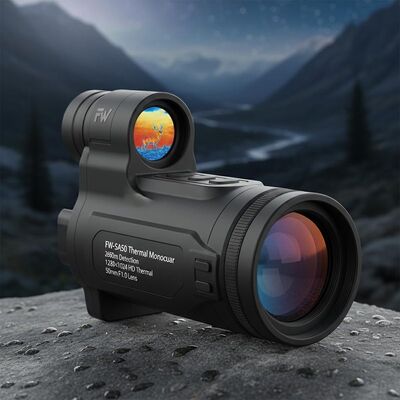 FW-SA50 Thermal Monocular with 2600m Detection Distance, 1280×1024 HD Thermal Imaging Resolution, and 50mm F1.0 Lens for Outdoor Use