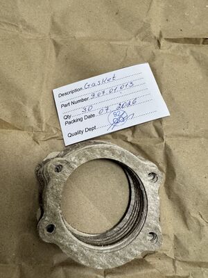 4 Evenly Spaced Bolt Mounting Holes High-Temperature Resistant Circular Multi-Hole Flange Gasket for End-Face Sealing in Aviation Circular Sealing Gasket